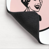 Athletische Trainer-Stimme Mousepad (Ecke)