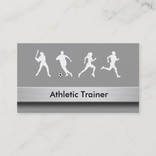 Athletische Trainer-Visitenkarten Visitenkarte