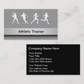 Athletische Trainer-Visitenkarten Visitenkarte (Vorne/Hinten)