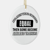 Athletische Trainerentwürfe Keramik Ornament (Rechts)