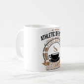 Athletischen Direktor Fueled By Coffee Kaffeetasse (Vorderseite Links)