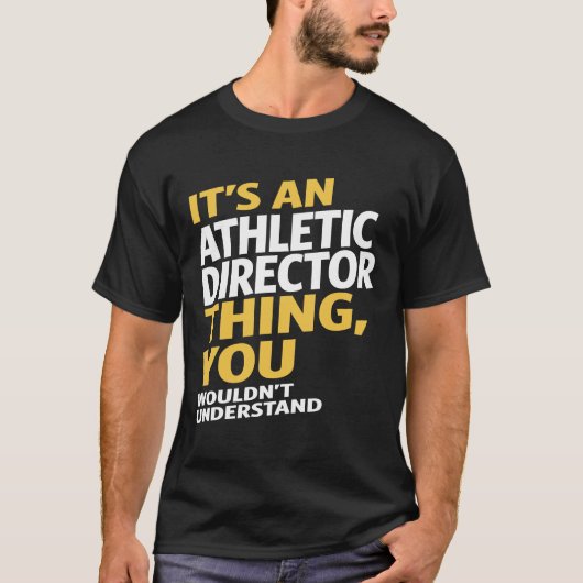 Athletischer Direktor T-Shirt (Vorderseite)