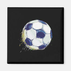 Athletischer Fußball Sports Spieler Magnet