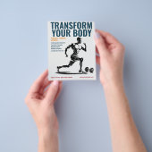 Athletischer Mann - Personal Trainer Flyer (Gruppe)