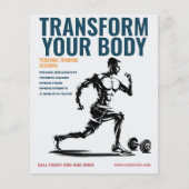 Athletischer Mann - Personal Trainer Flyer (Vorne)