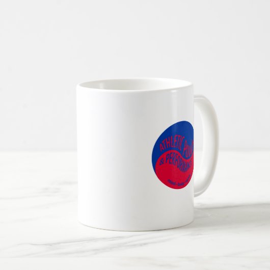 Athletischer Power und Performance-Tasse Kaffeetasse (VorderseiteRechts)