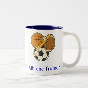 Athletischer Trainer - besonders angefertigt Zweifarbige Tasse