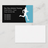 Athletischer Trainer-moderner Entwurf Visitenkarte (Vorne/Hinten)