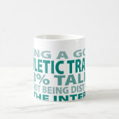 Athletisches Talent des Trainer-3% Kaffeetasse (Mittel)
