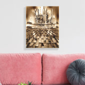 Athochrous. Eingewickelte Leinwand (Insitu (Wohnzimmer))