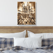 Athochrous. Eingewickelte Leinwand (Insitu (Schlafzimmer))