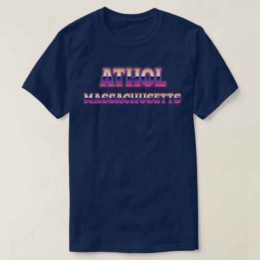 Athol Massachusetts T-Shirt (Design vorne)