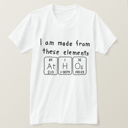 Athos Periodenname Shirt (Design vorne)