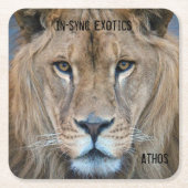 Athos - rechteckiger pappuntersetzer (Vorderseite)