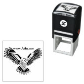 Athy Ireland Owl Rubber Briefmarke Permastempel (Beispiel)