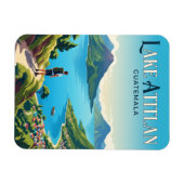 Atitlán-See Guatemala Magnet (Horizontal)