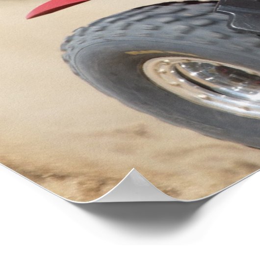 ATK 450 Quad Racing Poster (Ecke)