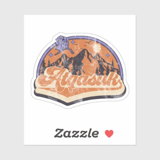 Atkaschuk, Alaska Aufkleber (Blatt)