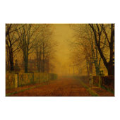 Atkinson Grimshaw Abend Glow CC0539 Poster (Vorderseite)