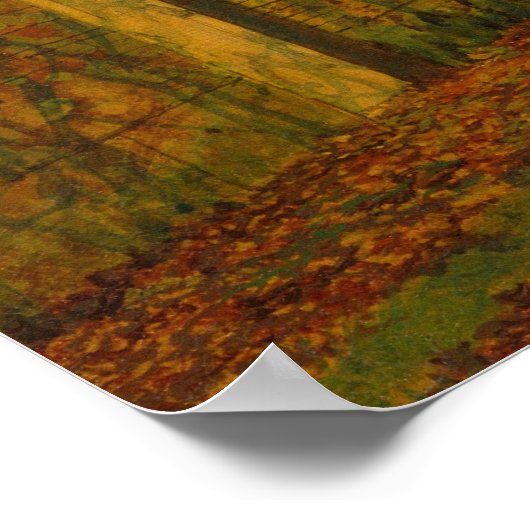 Atkinson Grimshaw Abend Glow CC0870 Standard Poster (Ecke)