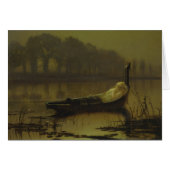 Atkinson Grimshaw Lady of Shalott CC0536 Card (Vorderseite (Horizontal))