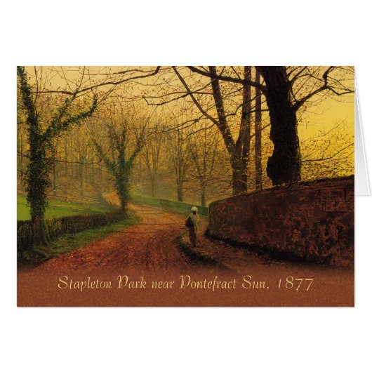 Atkinson Grimshaw Stapleton Park 1877 CC064 (Vorderseite (Horizontal))
