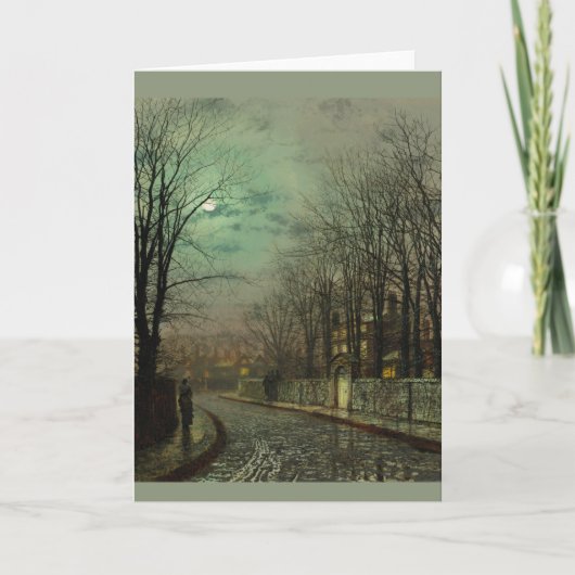 Atkinson Grimshaw Tryst CC0610 Grußkarte Karte (Vorderseite)