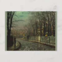 Atkinson Grimshaw Tryst CC0611 Postcard