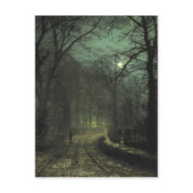 Atkinson Grimshaw Yorkshire Lane CC0622 Postcard