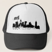 ATL an gesetzt für Ihre Stadt Truckerkappe (Vorderseite)