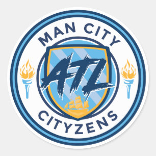 ATL Cityzens Round-Aufkleber Runder Aufkleber