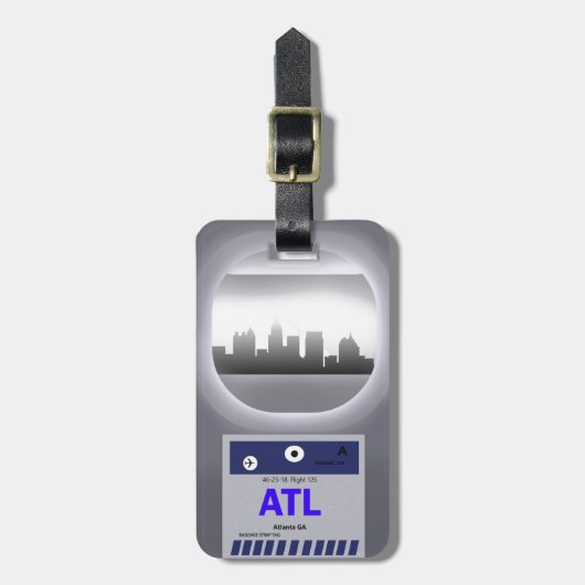 ATL CODE U. SKYLINE GEPÄCKANHÄNGER (Vorderseite vertikal)
