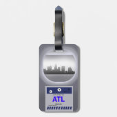 ATL CODE U. SKYLINE GEPÄCKANHÄNGER (Rückseite vertikal)
