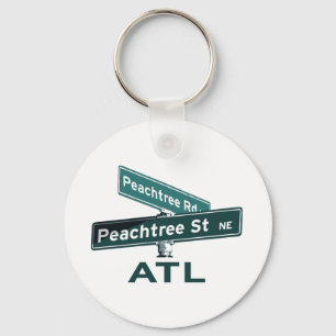 ATL Peachtree Zeichen Schlüsselanhänger