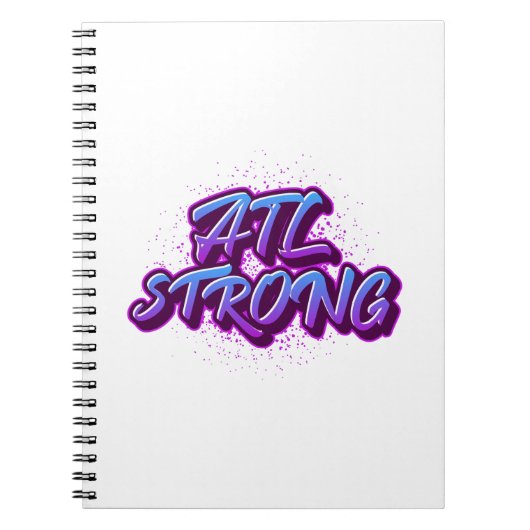 ATL Strong Graffiti Style Notizblock (Vorderseite)