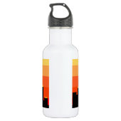 Atlanta8-bitSkyline ATL Edelstahlflasche (Rückseite)