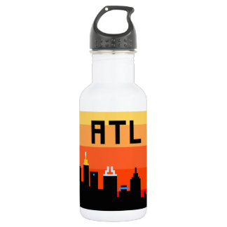 Atlanta8-bitSkyline ATL Edelstahlflasche