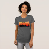 Atlanta8-bitSkyline ATL T-Shirt (Vorne ganz)