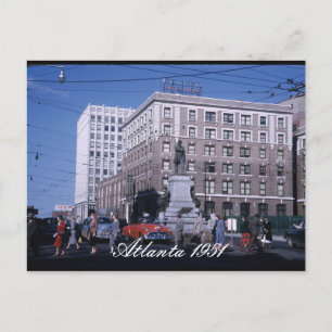 Atlanta 1951 Postkarte