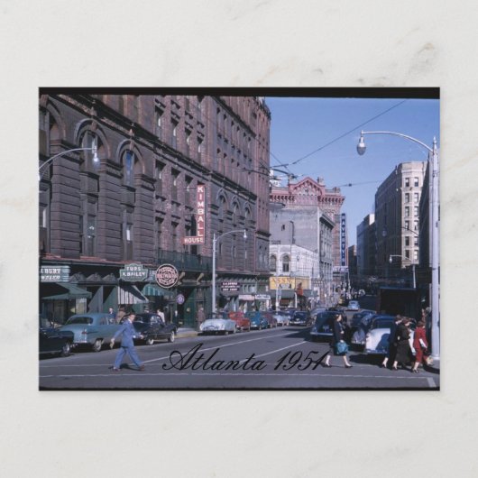 Atlanta 1951 Postkarte (Vorderseite)