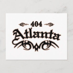 Atlanta 404 postkarte