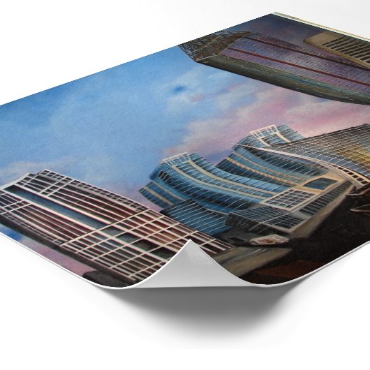 Atlanta - A - Skew Poster (Ecke)