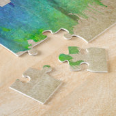 Atlanta, Aquarell-Stadt-Skyline GA | Puzzle (Seite)