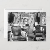 Atlanta Barber Shop, 1936 Postkarte (Vorne/Hinten)