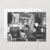 Atlanta Barber Shop, 30er Jahre Postkarte (Vorne/Hinten)