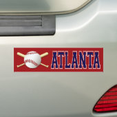 ATLANTA-BASEBALL-AUTOAUFKLEBER AUTOAUFKLEBER (Auf Auto)