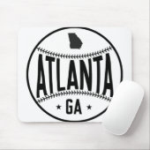 Atlanta Baseball Themed Mousepad (Mit Mouse)