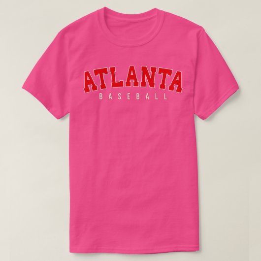 Atlanta Baseball TShirt (Design vorne)
