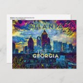 Atlanta, besuche Georgien... Postkarte (Vorne/Hinten)