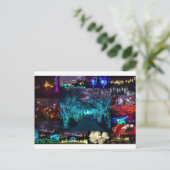 Atlanta Botanischer Garten Lichter Postkarte (Stehend Vorderseite)